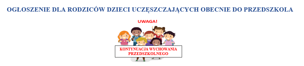Zdjęcie: Kontynuacja wychowania przedszkolnego na rok szkolny 2026/2027