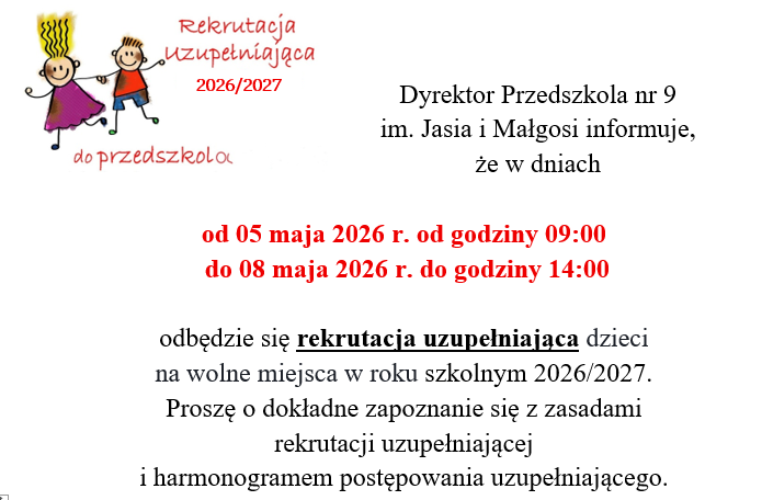 Zdjęcie: Rekrutacja uzupełniająca na rok szkolny 2026/2027